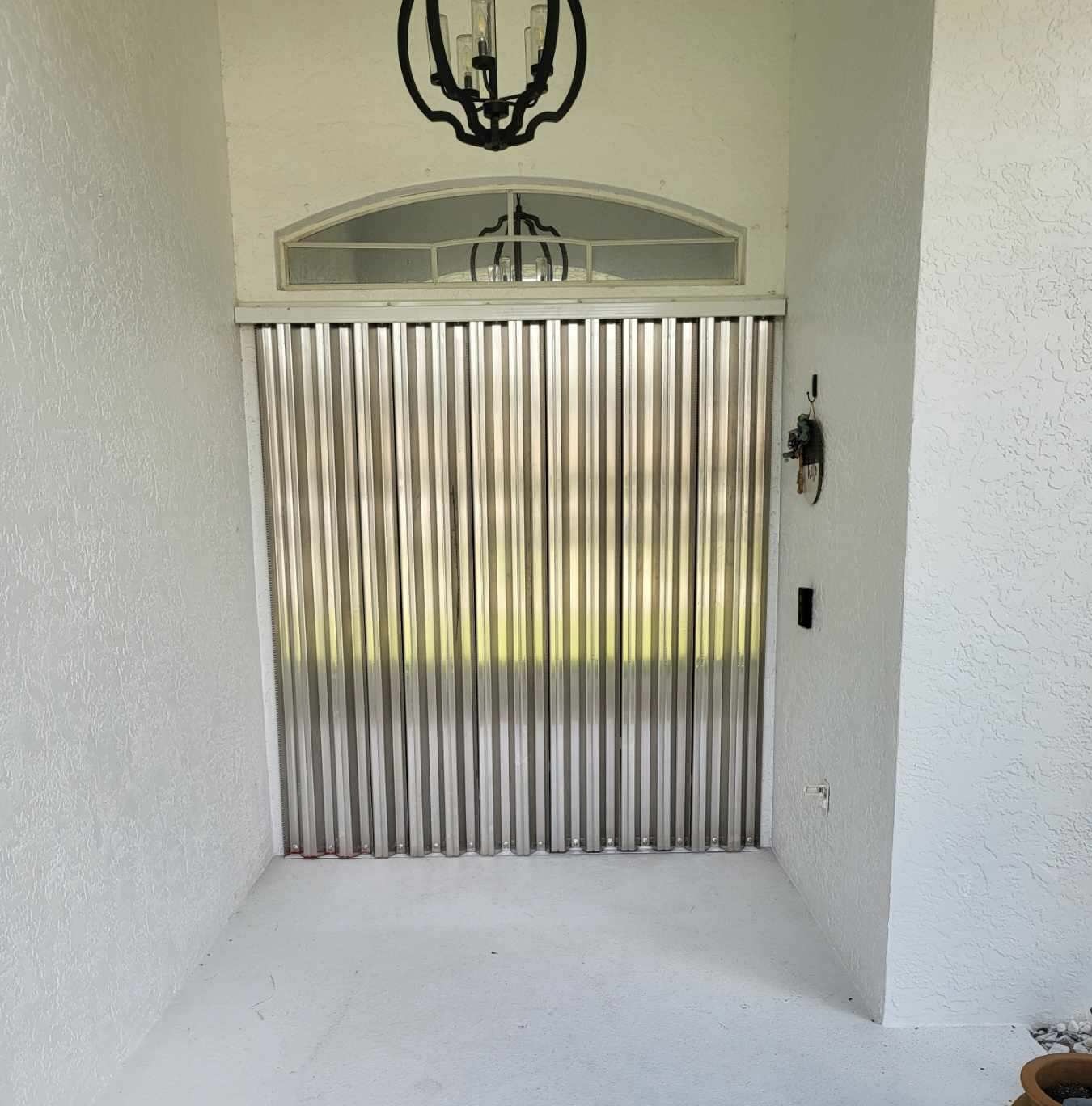 Corrugated Shutter Installation